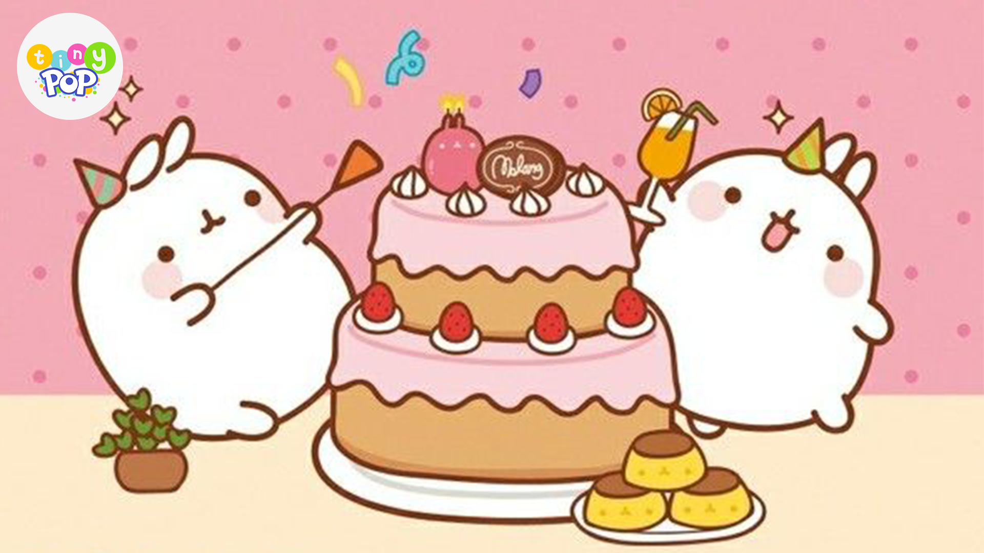 Molang - Birthday Time! | Tiny POP